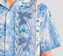 Etro - CAMISA AZUL Y BLANCO