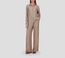 Herno - BLUSA BEIGE CON DISEÑO DE CADENAS