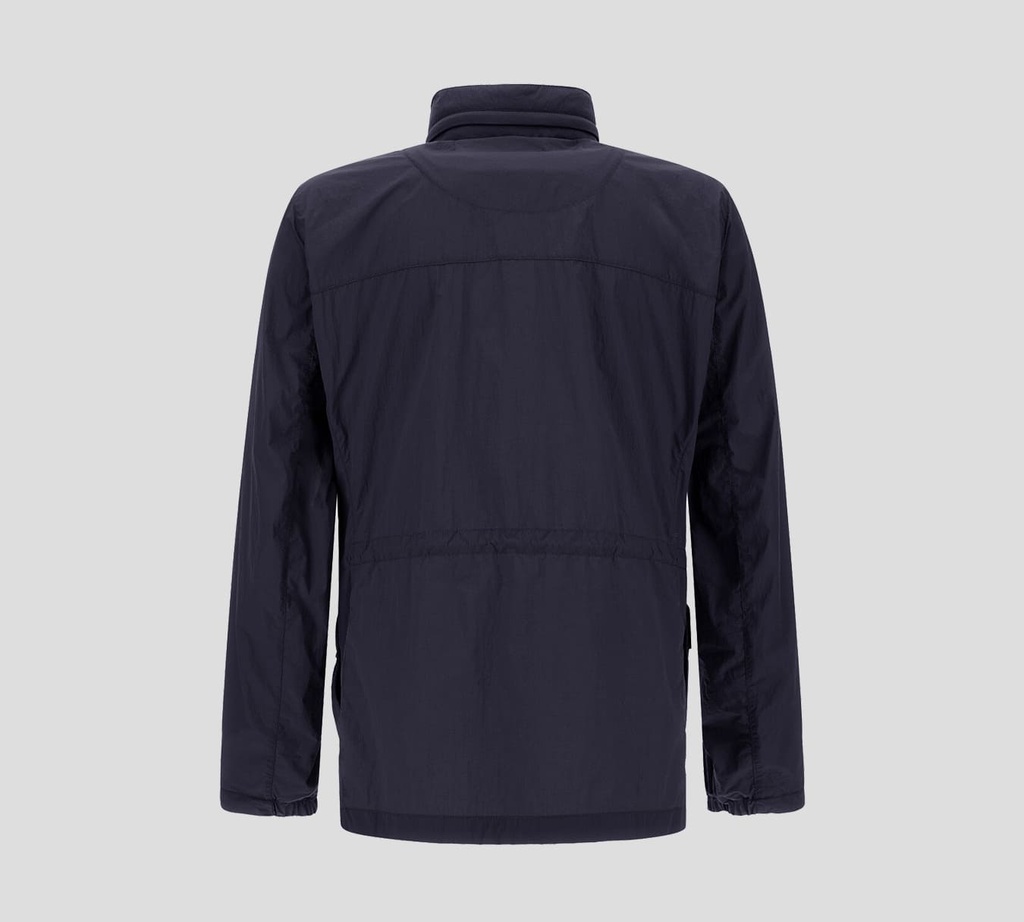 Herno - CHAQUETA DE CUELLO ALTO AZUL OSCURO