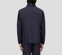 Herno - CHAQUETA DE CUELLO ALTO AZUL OSCURO