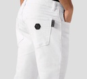 Philipp Plein - PANTALON SUPER STRAIGHT BLANCO