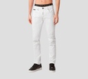 Philipp Plein - SKINNY JEANS CORTE CUT FIT UNICOLOR CON SELLO SOBRE BOLSILLO TRASERO