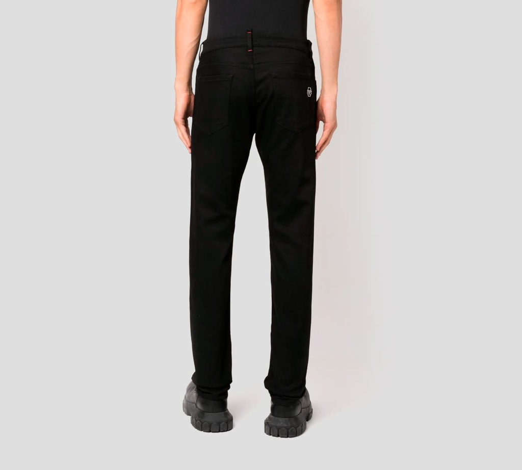 Philipp Plein - PANTALONES VAQUEROS SKINNY FIT HEXÁGONO 095