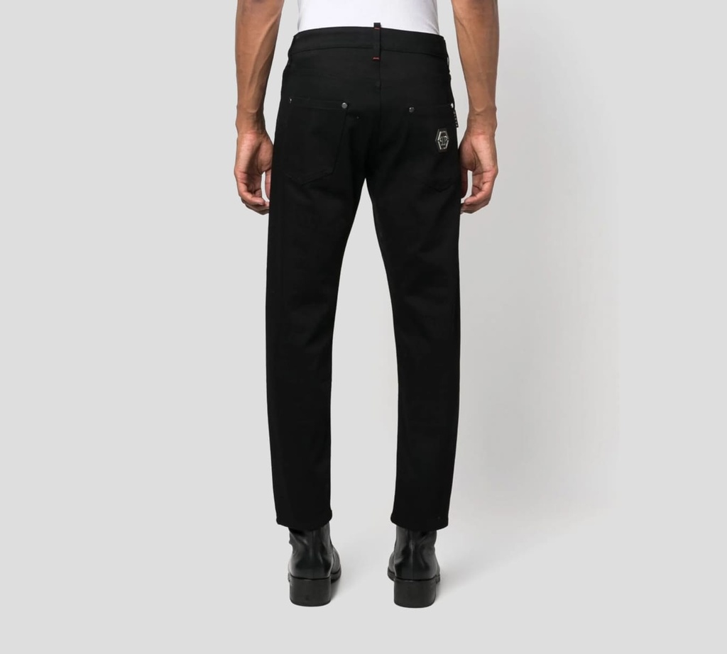 Philipp Plein - PANTALONES VAQUEROS SKINNY FIT HEXÁGONO 110