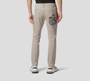 Philipp Plein - PANTALÓN VAQUERO CORTE SUPER STRAIGHT BEIGE