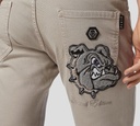 Philipp Plein - PANTALÓN VAQUERO CORTE SUPER STRAIGHT BEIGE