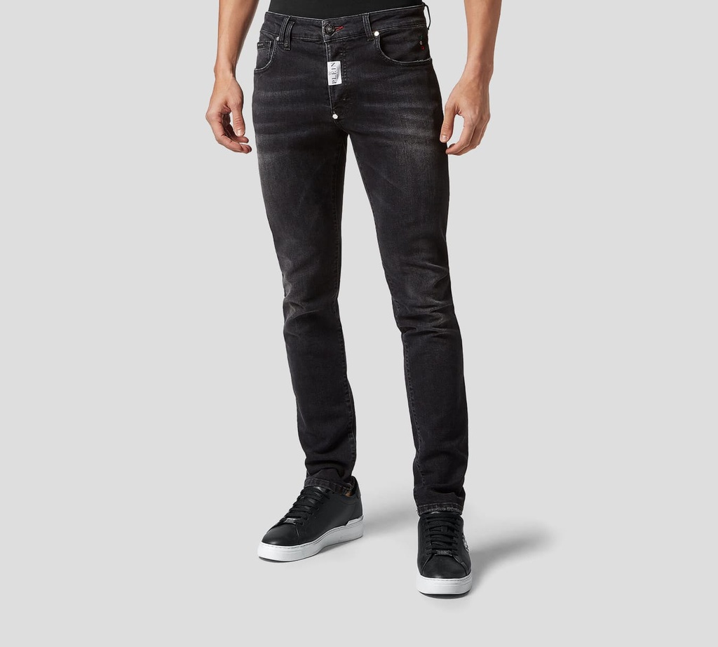 Philipp Plein - PANTALON SUPER STRAIGHT NEGRO
