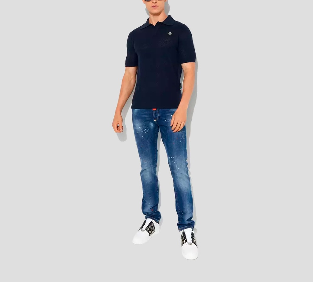 Philipp Plein - PANTALONES DE CORTE SUPER RECTO