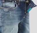 Philipp Plein - PANTALONES VAQUEROS SUPER FIT HEXÁGONO N08