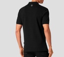 Philipp Plein - POLO NEGRA CON PARCHE DE TIGRE