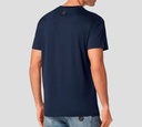 T-shirt Round Neck SS Tattoo SKULL BLUE