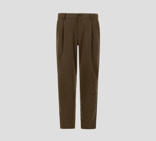 Herno - PANTALONES DE CRESGUES DE VIDOR CON DOBLE BOLSILLO Y CINTURA ELÁSTICA TRASERA