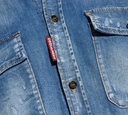 Dsquared2 - CAMISA MANGA LARGA DE JEAN CON DOBLE BOLSILLO FRONTAL