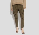 Dsquared2 - PANTALON SKINNY CARGO VERDE MILITAR CON BOLSILLOS GRANDES