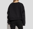 Dsquared2 - SWEATER ICON NEGRO CUELLO REDONDO CON LOGO EN RELIEVE