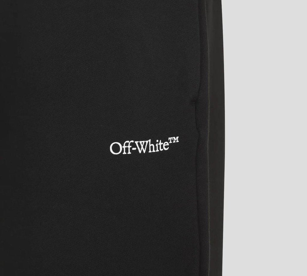 Off White - MONO NEGRO DE ALGODÓN CON ESPIRALES ESTAMPADOS EN PARTE TRASERA