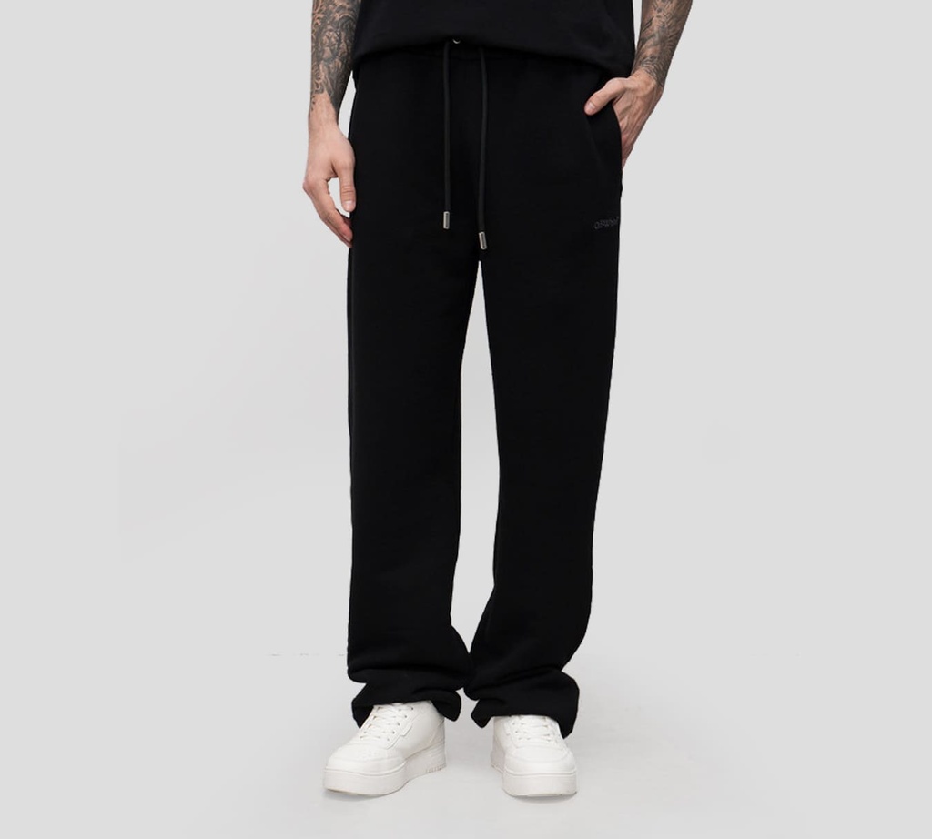 Off White - MONO NEGRO CON BANDA ELASTICA AJUSTABLE Y LOGO BORDADO