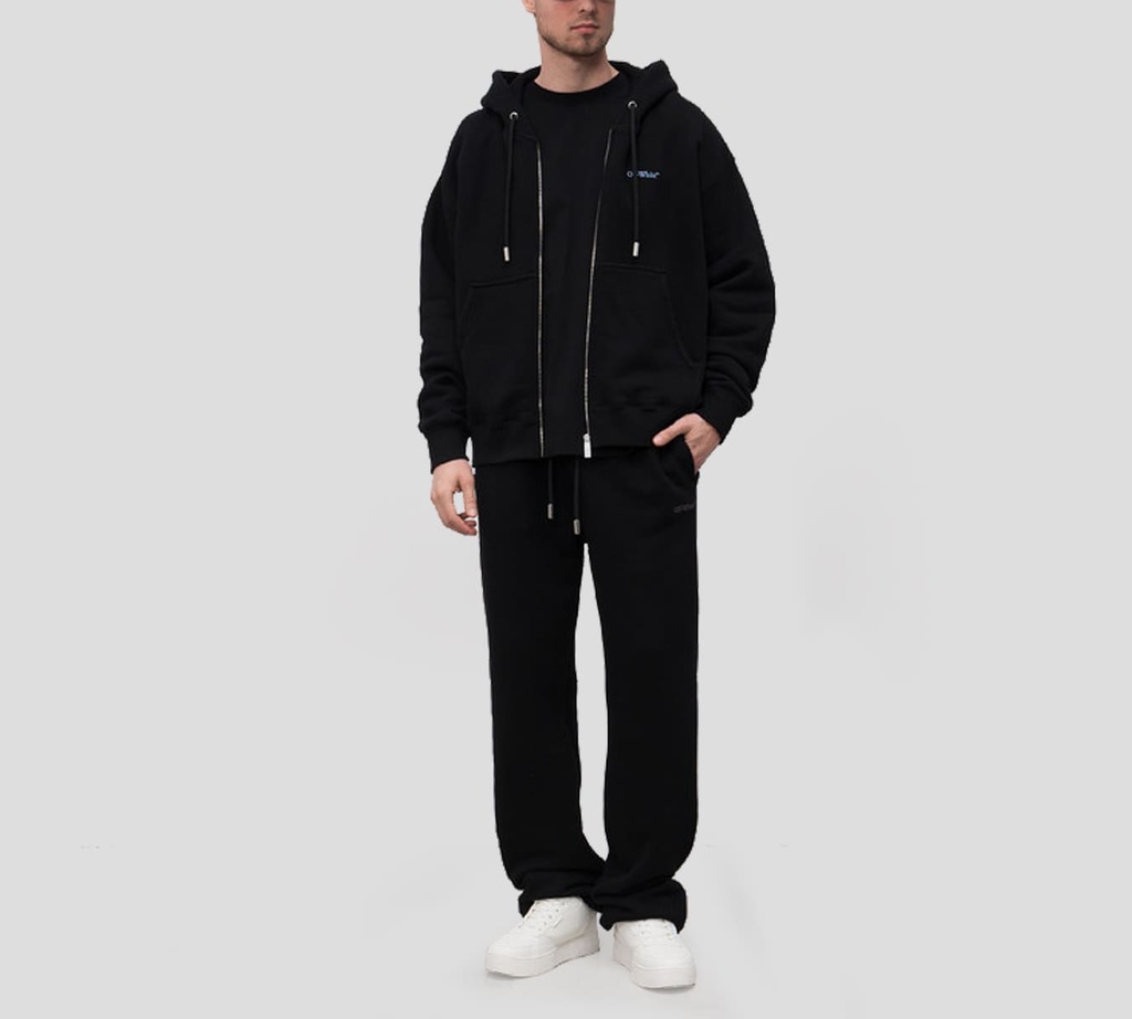 Off White - MONO NEGRO CON BANDA ELASTICA AJUSTABLE Y LOGO BORDADO