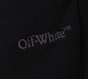 Off White - SHORT BERMUDA NEGRO DE ALGODON CON LOGO BORDADO