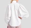 Elisabetta Franchi - BLUSA DE CUELO ALTO Y MANGA LARGA