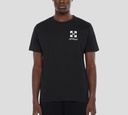 Off White - FRANELA NEGRA CUELLO REDONDO CON LOGO EN BLANCO SOBRE EL PECHO
