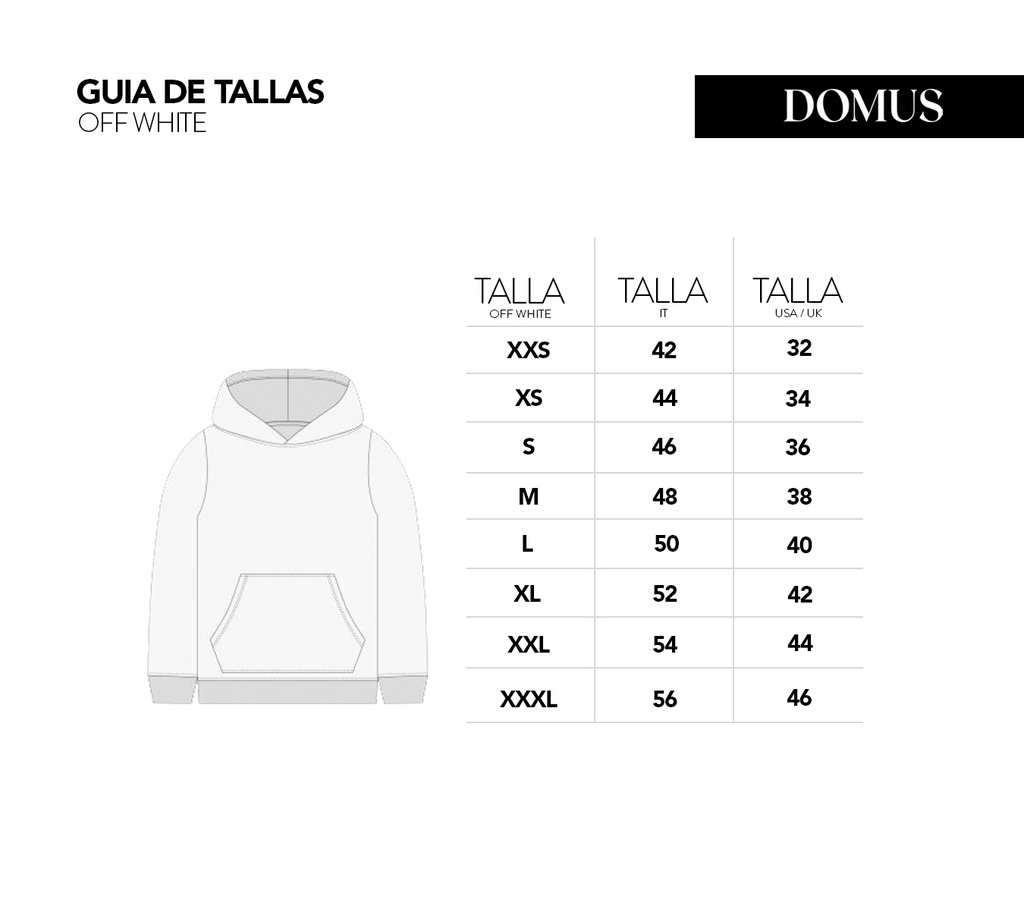 Off White - SWEATER HOODIE BLANCO CON LOGO ESTAMPADO Y BOLSILLO FRONTAL