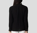 Elisabetta Franchi - BLUSA CON BUFANDA Y DETALLES DORADOS