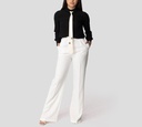 Elisabetta Franchi - BLUSA CON BUFANDA Y DETALLES DORADOS