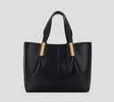 Elisabetta Franchi - CARTERA NEGRA CON DETALLES DORADOS MEDIANA