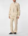 Philipp Plein - CHAQUETA BEIGE DE CHÁNDAL JACQUARD CON MONOGRAMA