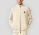 Philipp Plein - CHAQUETA BEIGE DE CHÁNDAL JACQUARD CON MONOGRAMA