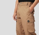 Philipp Plein - PANTALON BEIGE CARGO DE CORTE RECTO