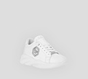 Philipp Plein - SNEAKERS BLANCO CORREDOR DE CUERO NAPPA CRYSTAL FATALE
