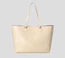 Philipp Plein - CARTERA BEIGE DE COMPRAS CALAVERA DE CRISTAL