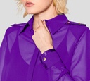 Elisabetta Franchi - BLUSA TRANSPARENTE