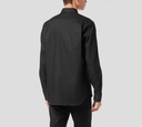 Philipp Plein - CAMISA NEGRA DE CORTE REGULAR CON ESTAMPADO DE ESPIGA