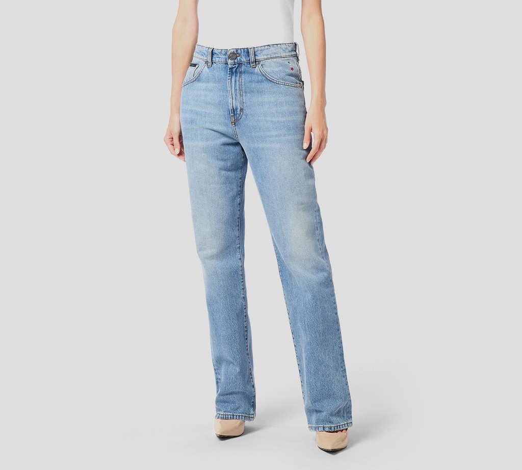 Philipp Plein - BLUE JEANS DE CORTE RECTO