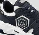 Philipp Plein - SNEAKERS AZUL OSCURO Y BLANCO PREDATOR PP HEXAGON