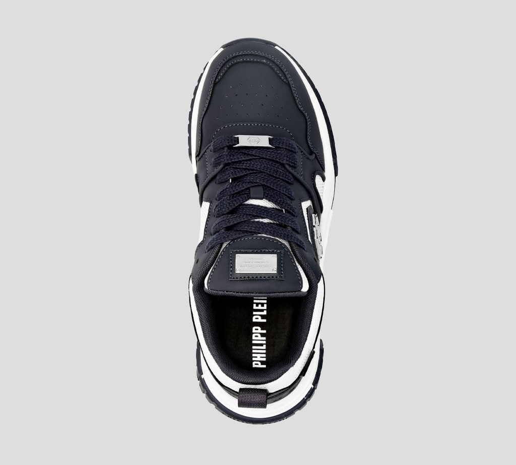 Philipp Plein - SNEAKERS AZUL OSCURO Y BLANCO PREDATOR PP HEXAGON