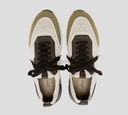 Brioni - SNEAKER BLANCO CON MARRON