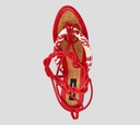 Dsquared2 - SANDALIAS ROJAS CON TRENZAS