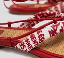 Dsquared2 - SANDALIAS ROJAS CON TRENZAS