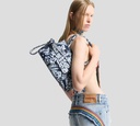 Dsquared2 - CARTERA DE JEAN CON LETRAS BLANCAS