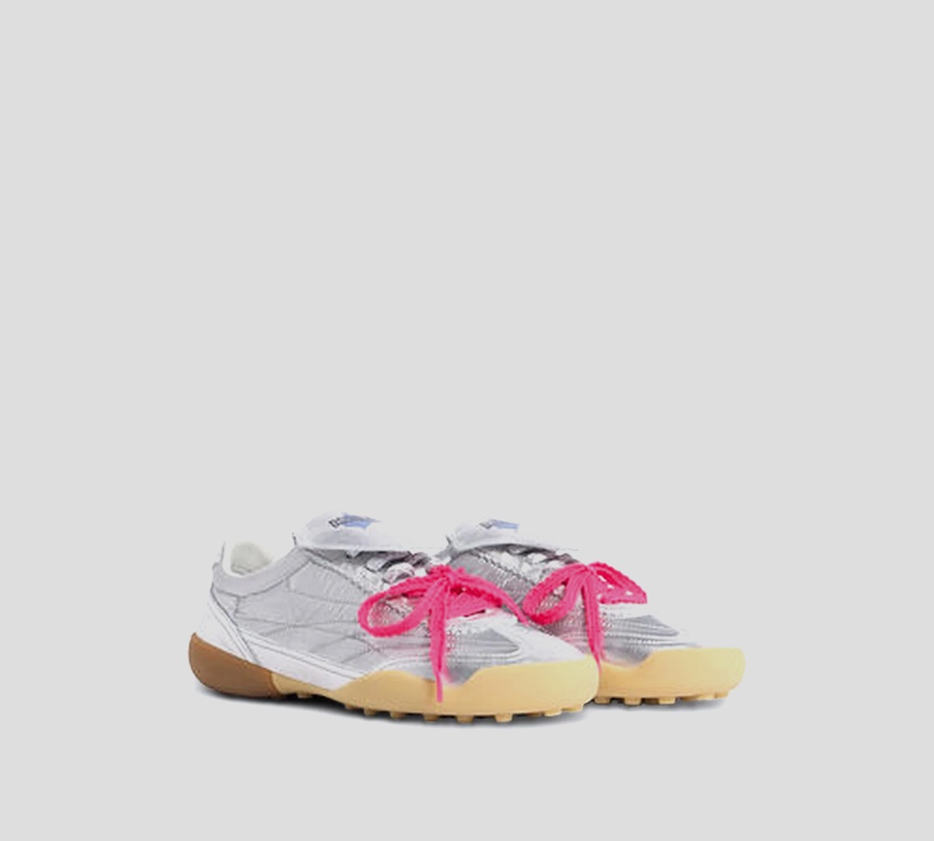 Dsquared2 - SNEAKERS PALTEADO DE TRENZAS FUCSIA Y MICROTACOS