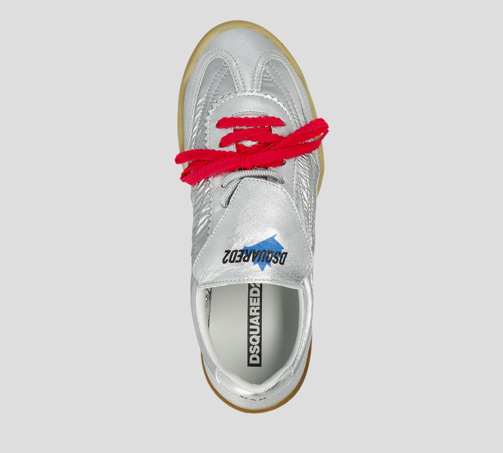 Dsquared2 - SNEAKERS PALTEADO DE TRENZAS FUCSIA Y MICROTACOS