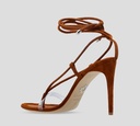 Dsquared2 - SANDALIAS MARRONES CON TACON Y TRENZAS