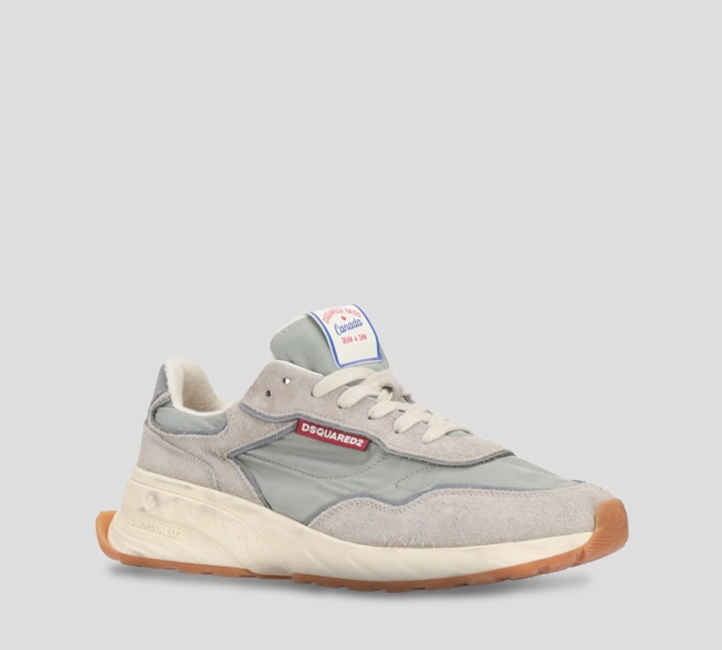 Dsquared2 - SNEAKERS GRIS CON SUELA DESGASTADA