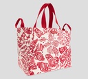 Dsquared2 - CARTERA GRANDE BLANCA CON LETRAS Y CORRERAS ROJAS