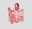 Dsquared2 - CARTERA GRANDE BLANCA CON LETRAS Y CORRERAS ROJAS