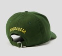 Dsquared2 - GORRA VERDE MILITAR CON ESTAMPADO DE TORTUGA AMARILLA